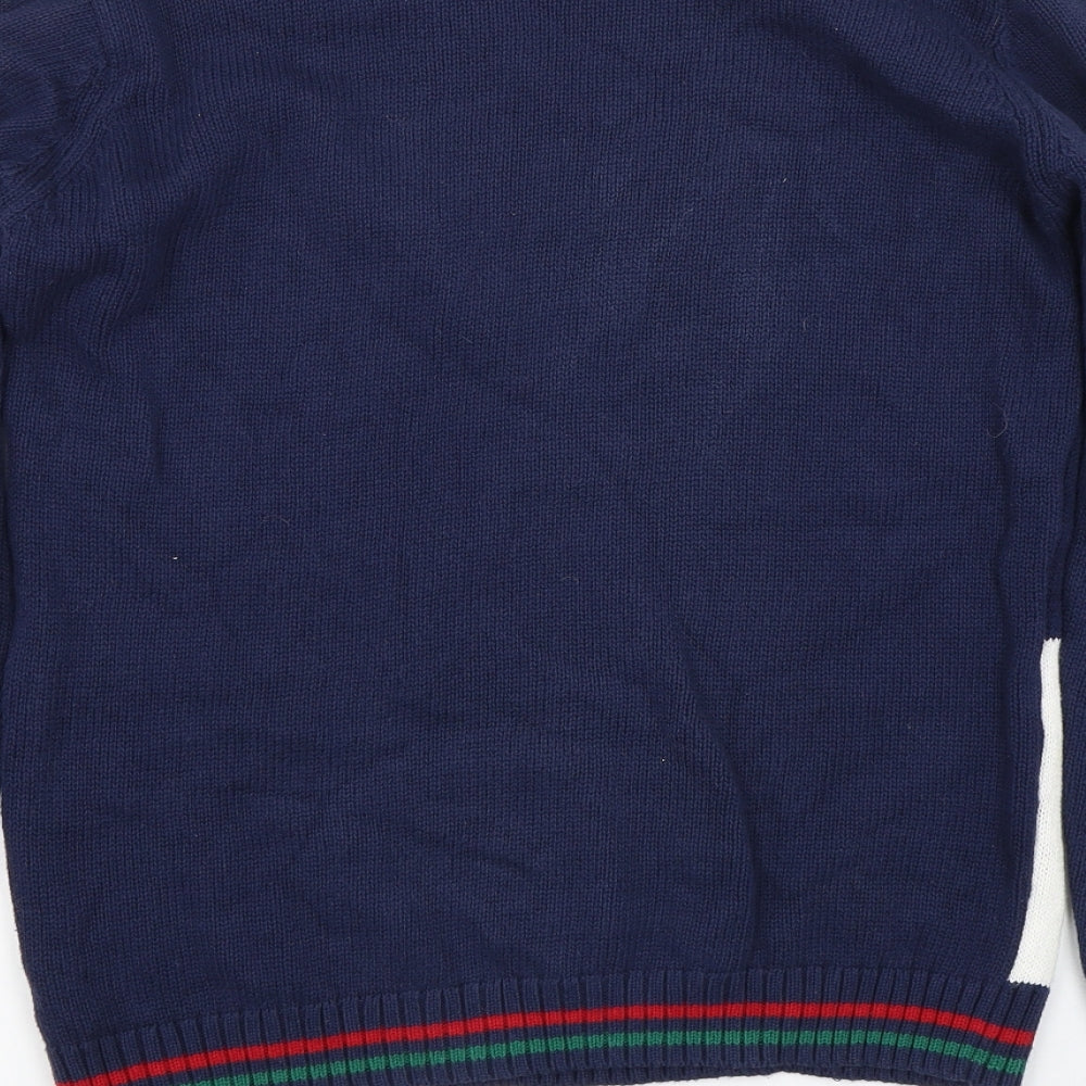 Nutmeg Boys Blue   Pullover Jumper Size 11-12 Years  - Christmas
