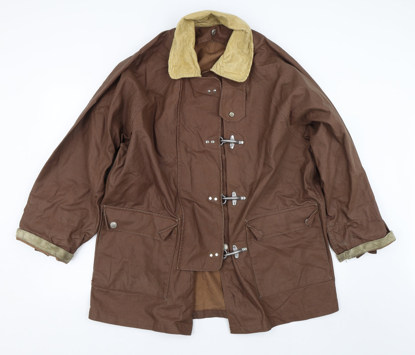 Preworn Mens Brown   Rain Coat Coat Size L