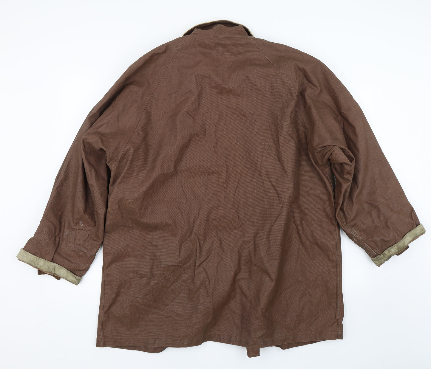 Preworn Mens Brown   Rain Coat Coat Size L