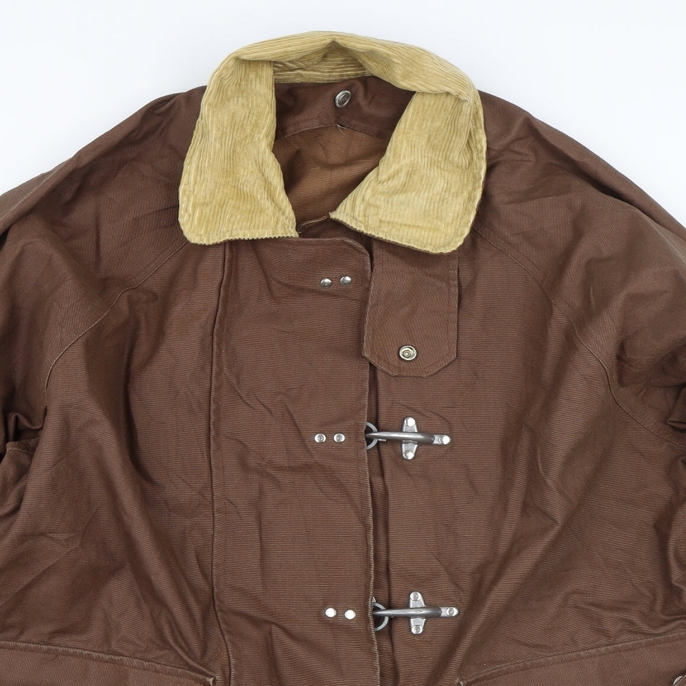 Preworn Mens Brown   Rain Coat Coat Size L