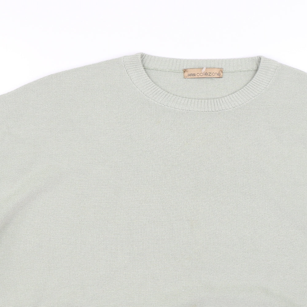 M&S Womens Green   Pullover Jumper Size 2XL