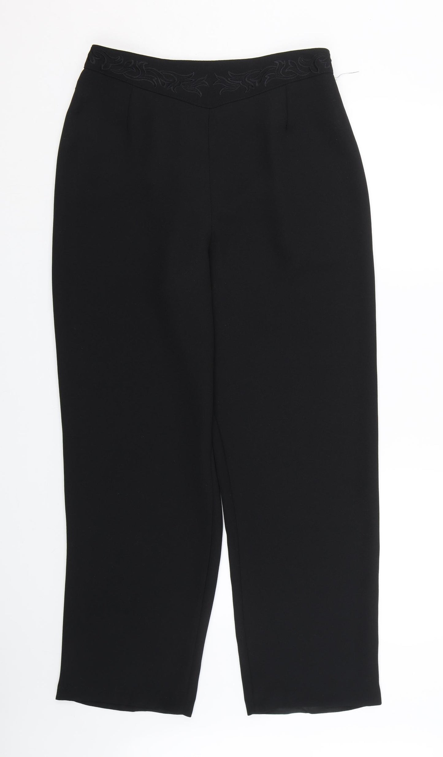 Bonmarche Womens Black   Trousers  Size 16 L27.5 in