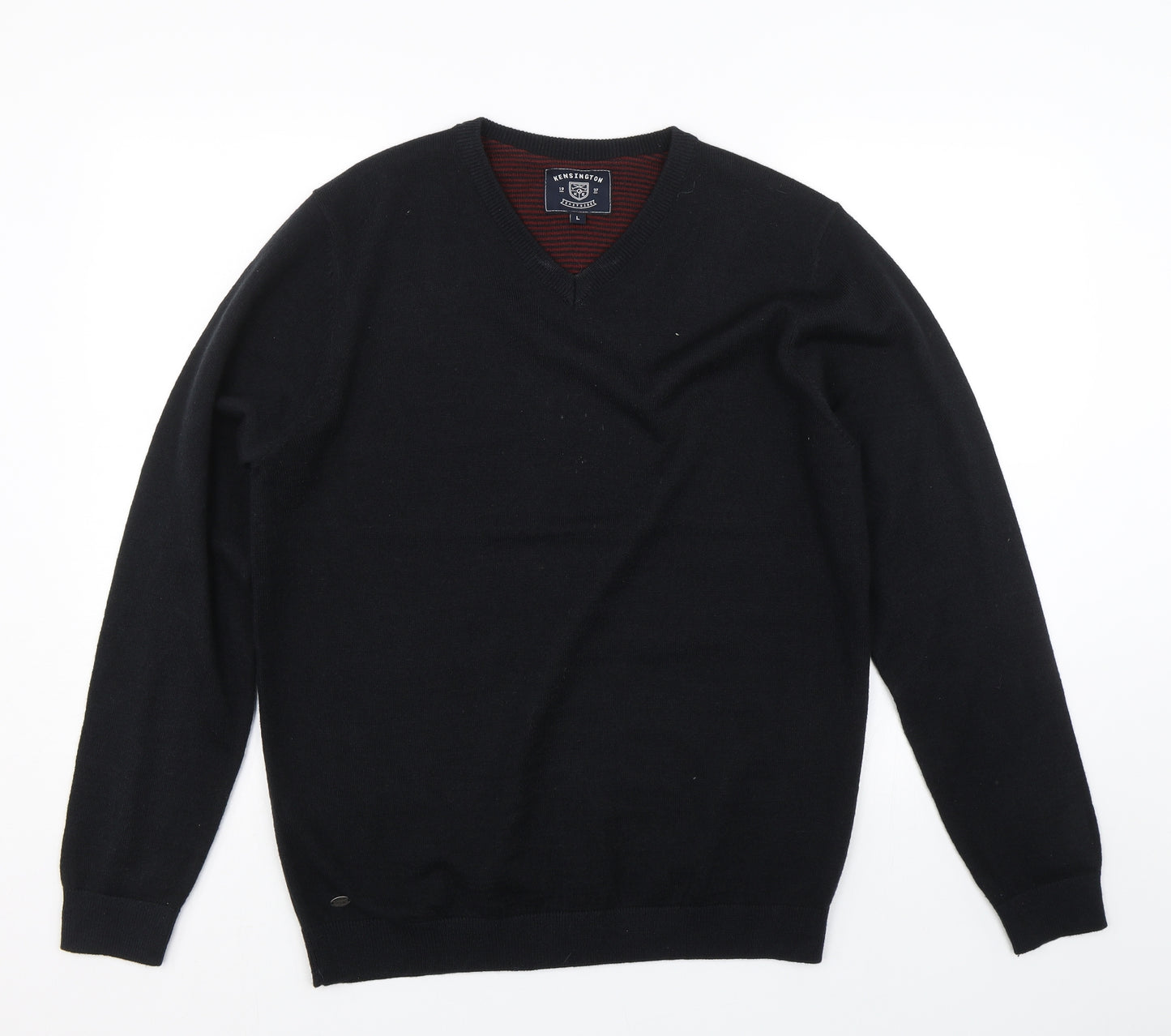 Kensington Mens Black   Pullover Jumper Size L