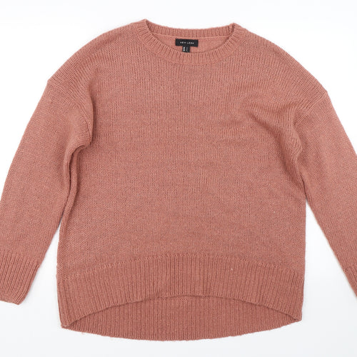 New Look Womens Pink   Pullover Jumper Size L