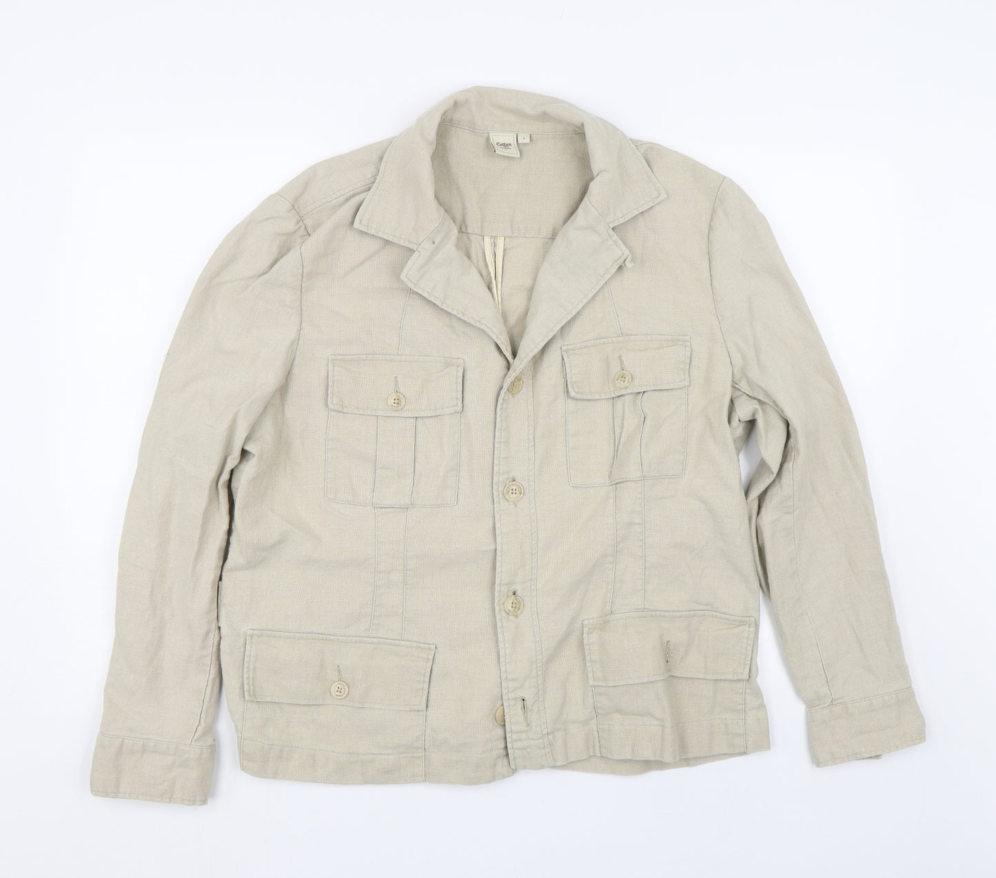 Cotton Traders Womens Beige   Jacket  Size L