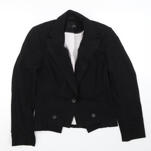 NEXT Womens Black   Jacket Suit Size 12