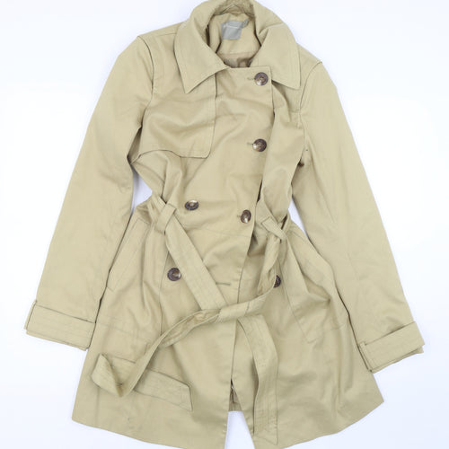ASOS Womens Beige   Trench Coat Coat Size 10