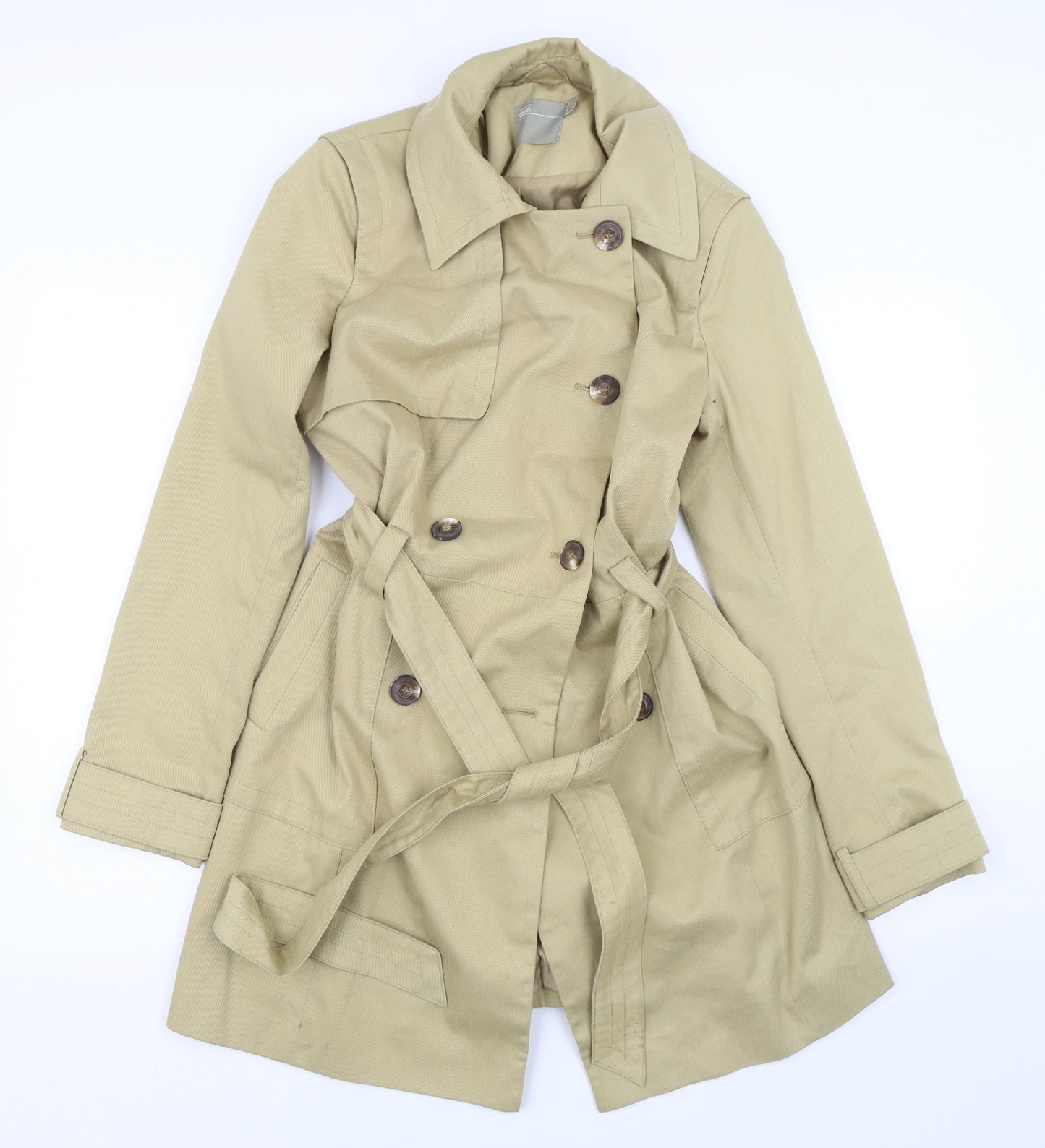 ASOS Womens Beige   Trench Coat Coat Size 10