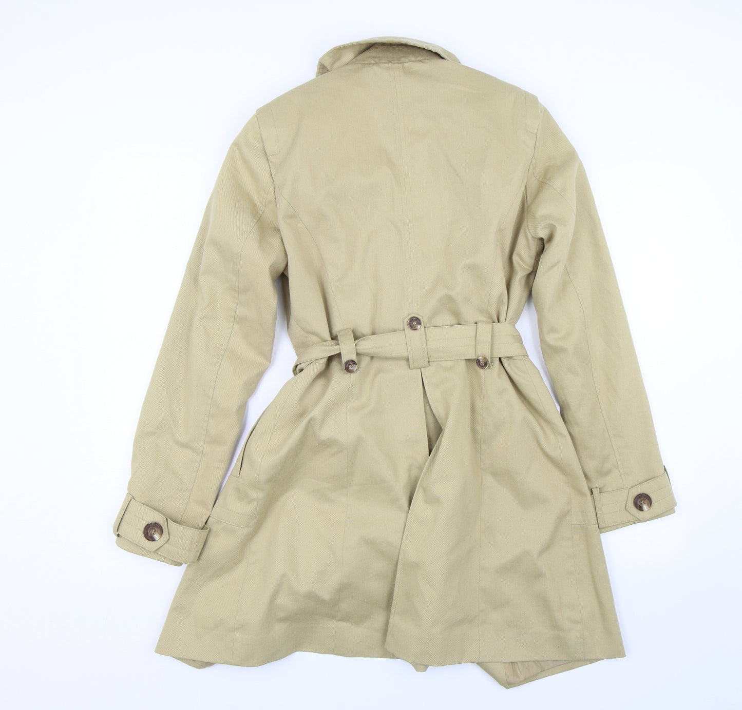 ASOS Womens Beige   Trench Coat Coat Size 10