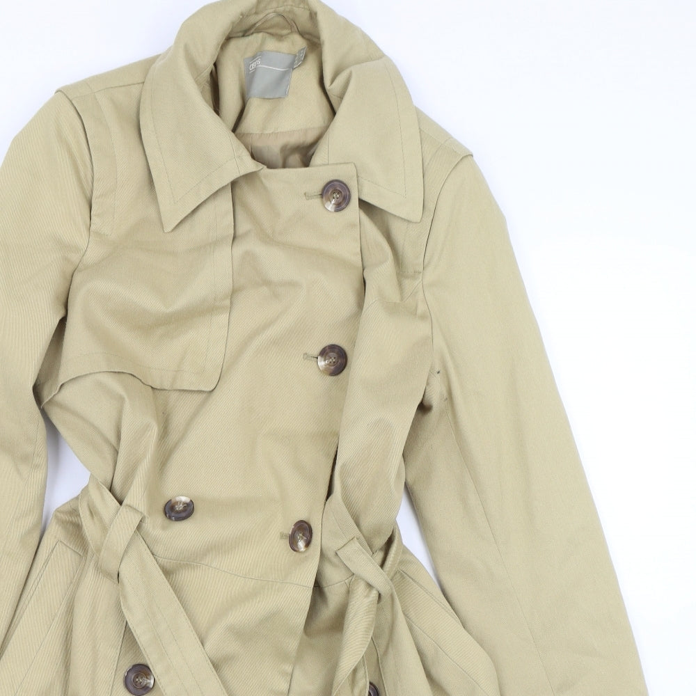 ASOS Womens Beige   Trench Coat Coat Size 10
