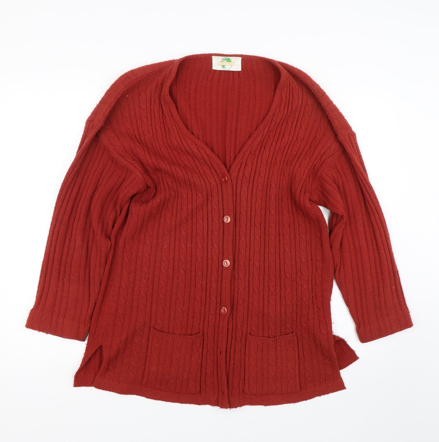 Jumper world  Womens Red   Cardigan Jumper Size M