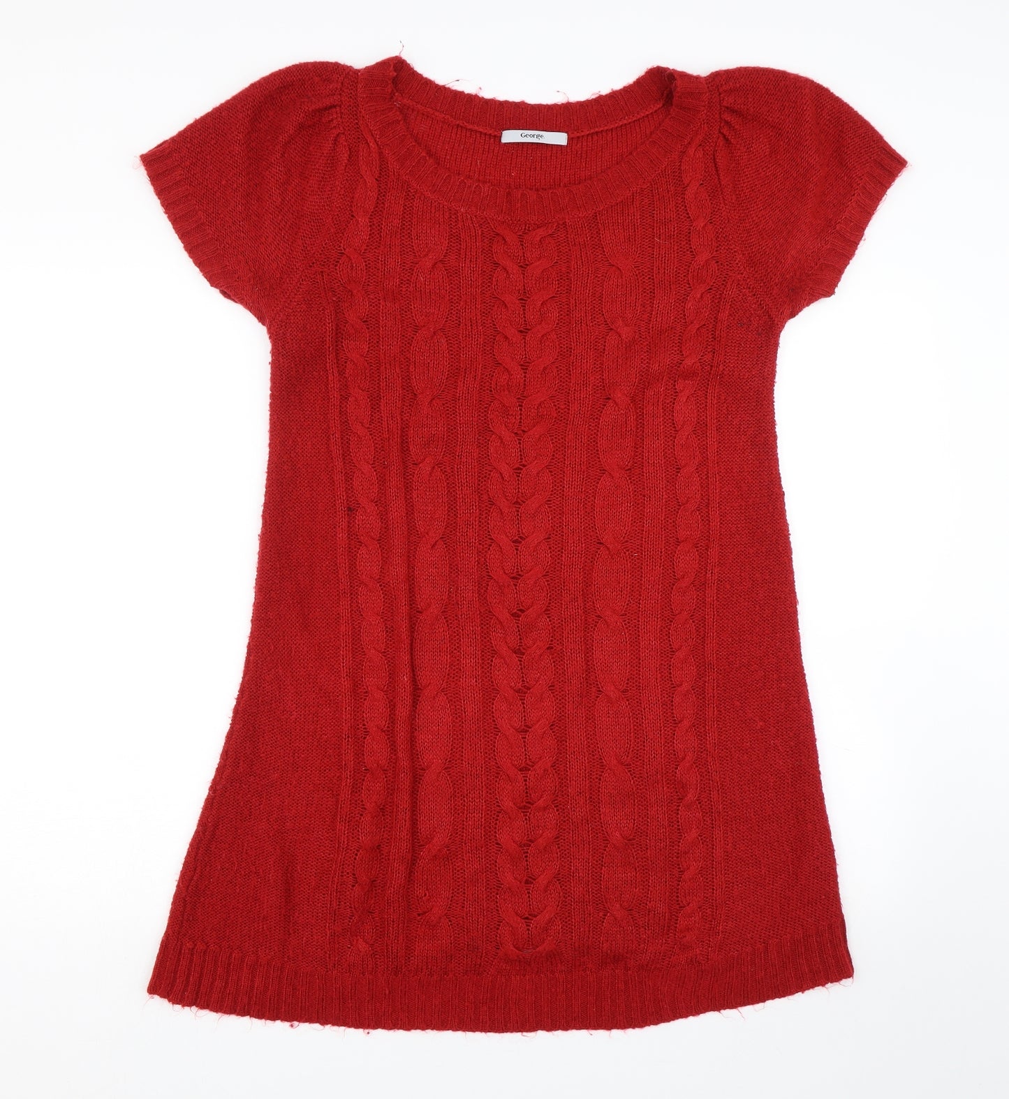 George Womens Red   Jumper Dress  Size 8