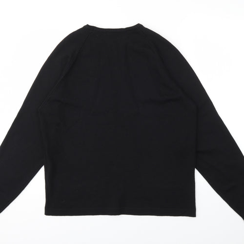 River Island Womens Black   Pullover Jumper Size L