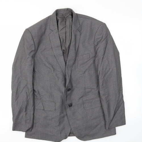 Preworn Mens Grey   Jacket Blazer Size 40