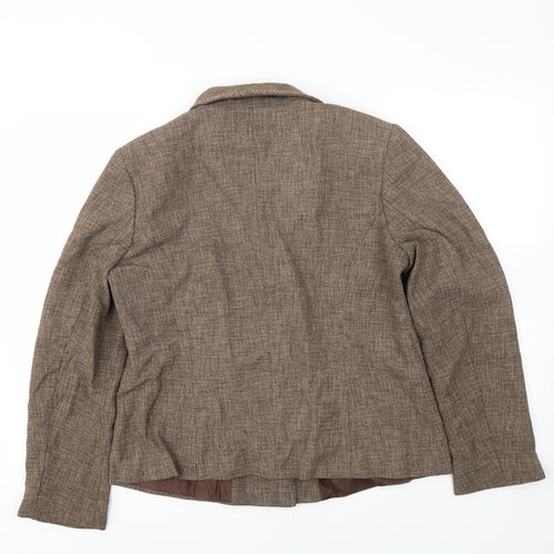 Roman Womens Brown   Jacket Blazer Size 18