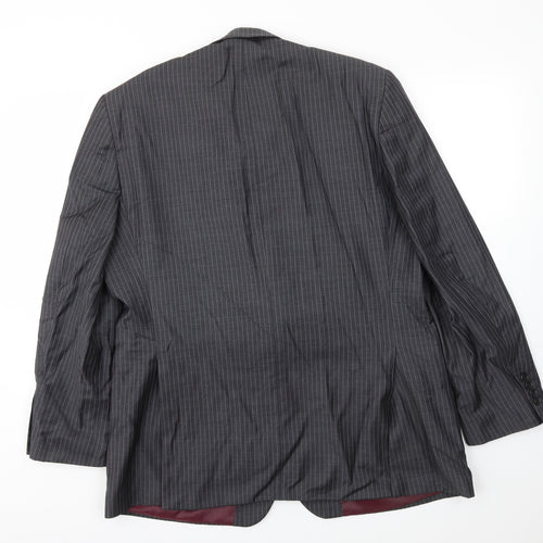 jhon lewis  Mens Grey Striped  Jacket Blazer Size 44