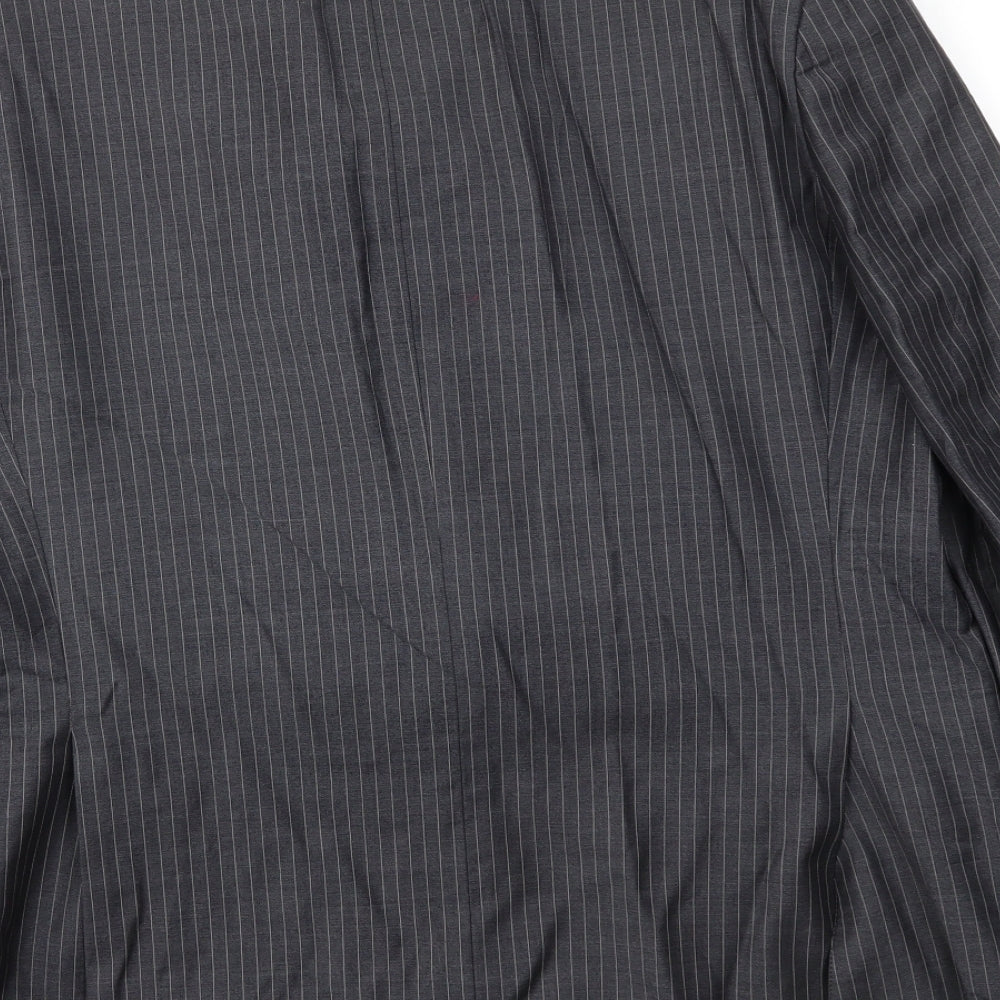 jhon lewis  Mens Grey Striped  Jacket Blazer Size 44