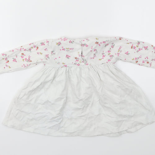 M Girls Multicoloured Floral  Fit & Flare  Size 3-6 Months