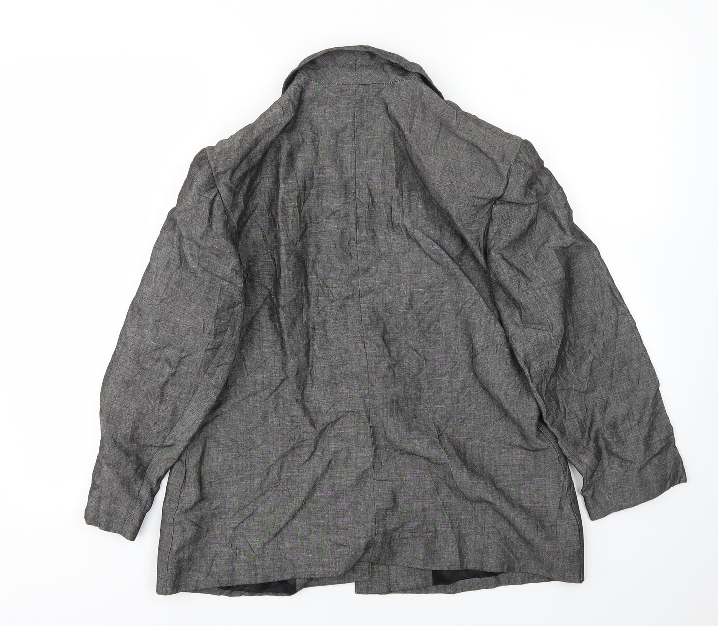 Preworn Womens Grey   Jacket Blazer Size 16