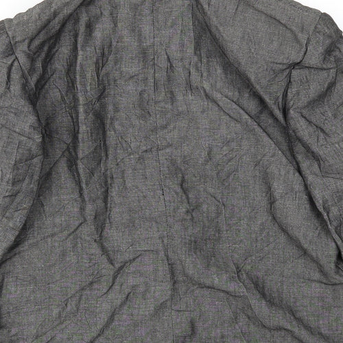 Preworn Womens Grey   Jacket Blazer Size 16