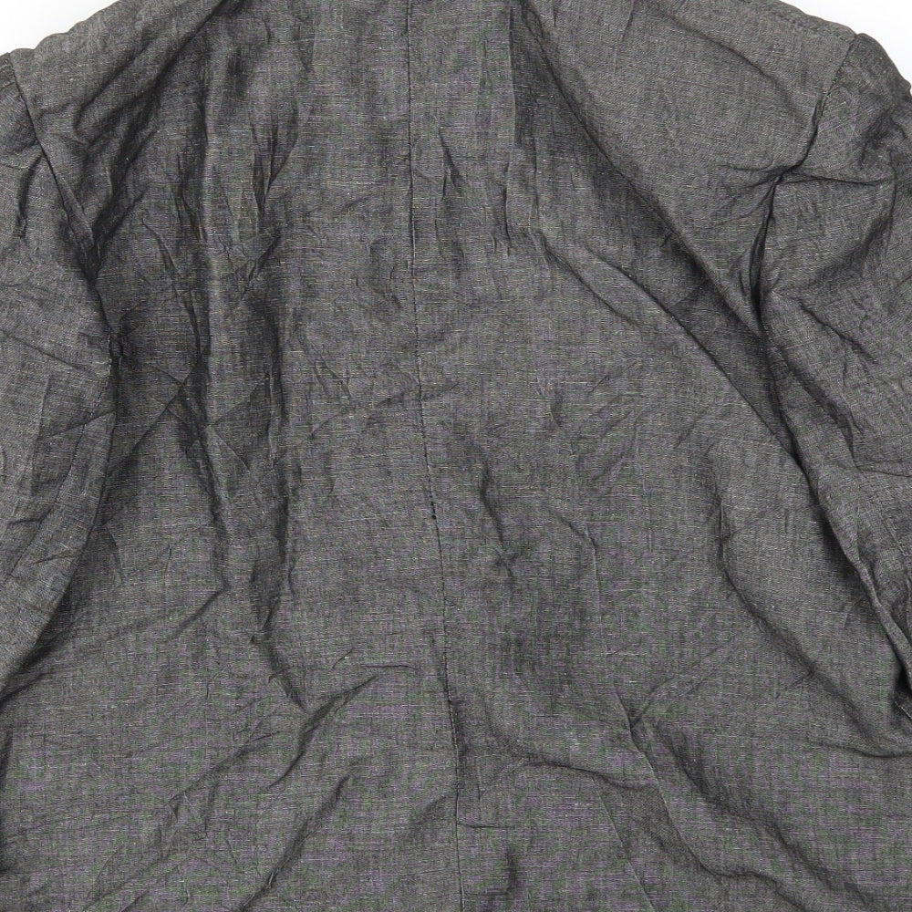 Preworn Womens Grey   Jacket Blazer Size 16