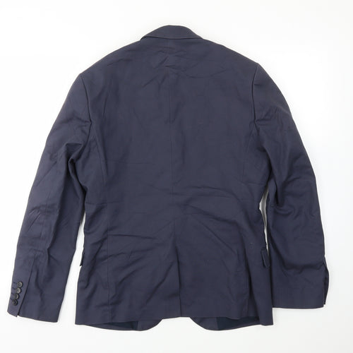 H&M Mens Blue   Jacket Blazer Size 38