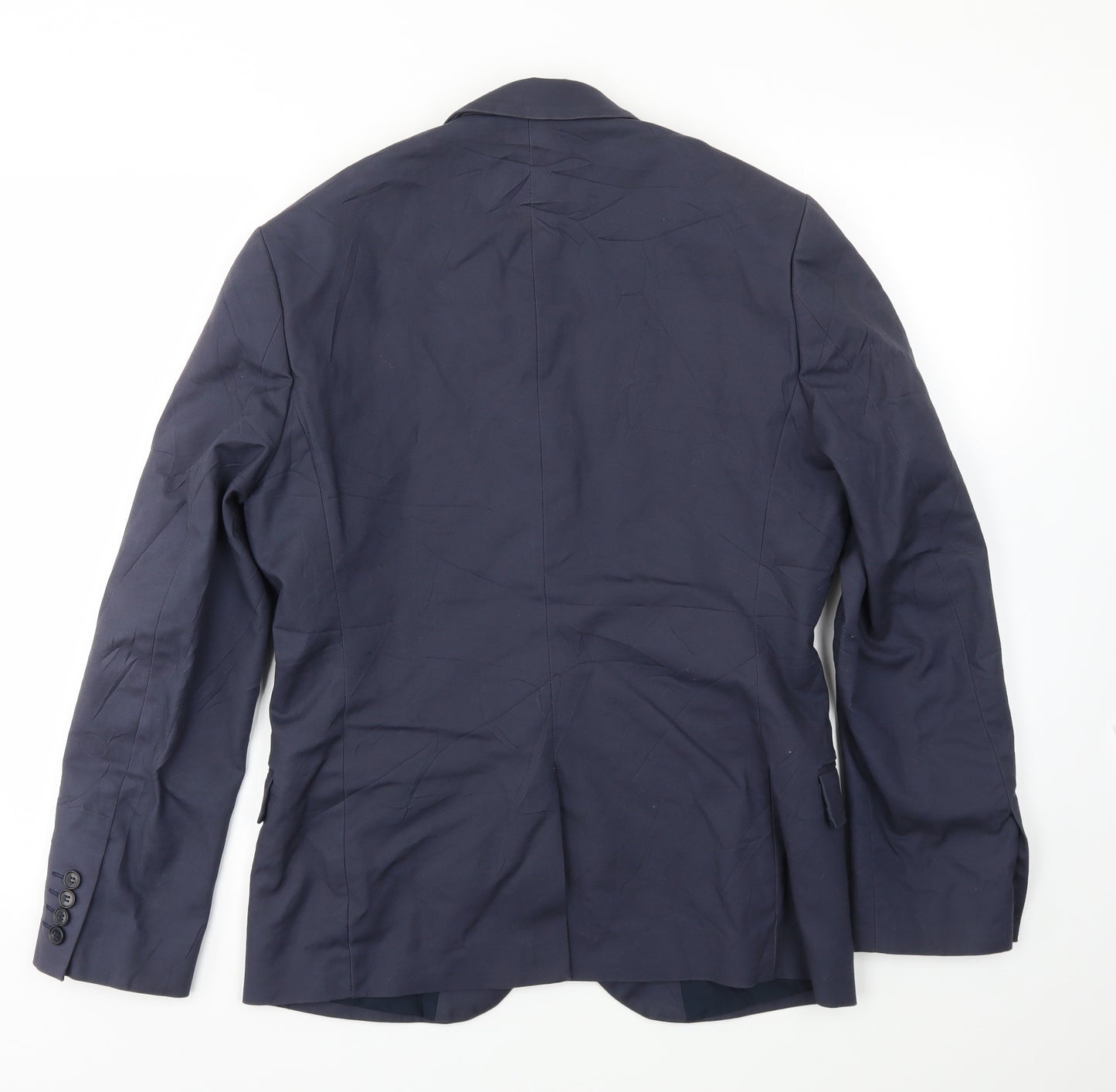 H&M Mens Blue   Jacket Blazer Size 38