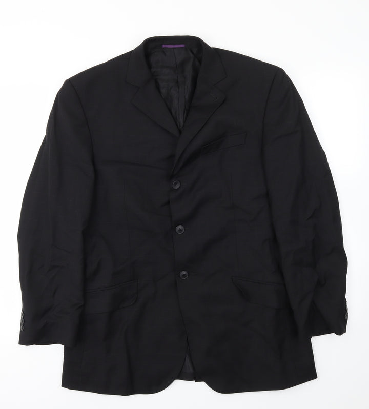 NEXT Mens Black Jacket Blazer Size 40