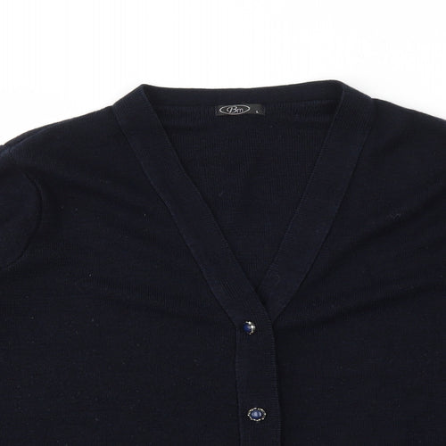 BM Womens Blue   Cardigan Jumper Size L