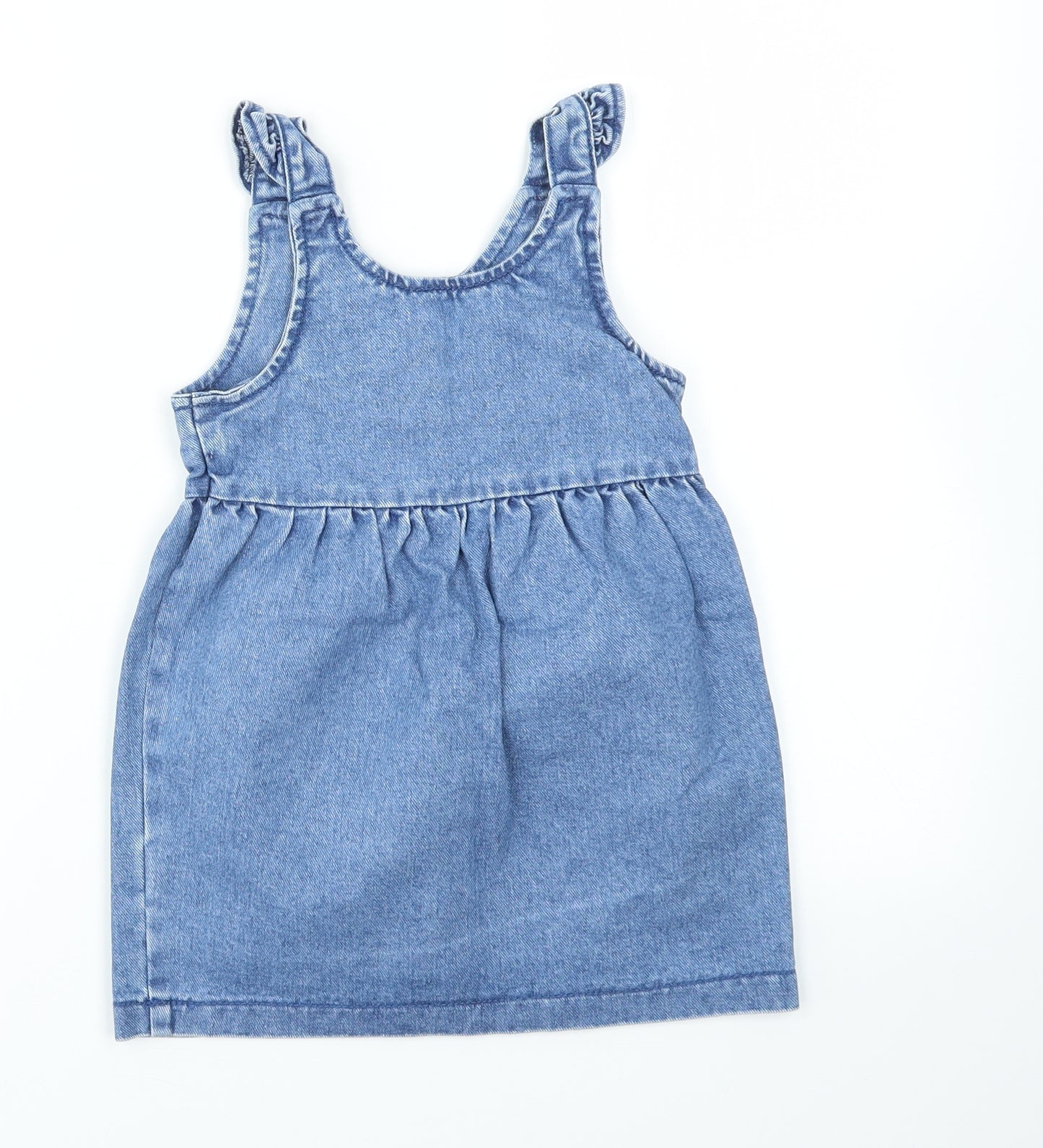 George Girls Blue Animal Print  Fit & Flare  Size 2-3 Years