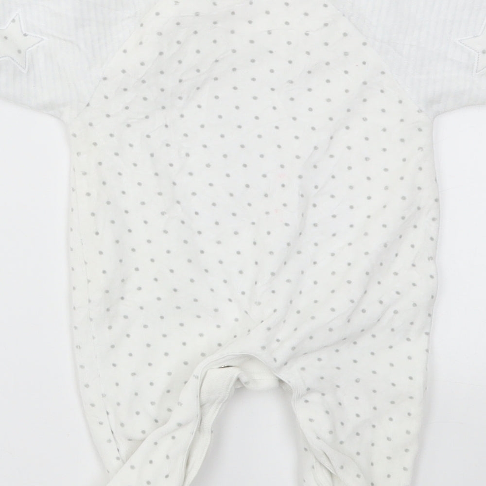 NEXT Baby White   Babygrow One-Piece Size 0-3 Months