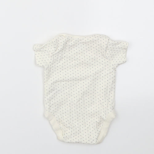 NEXT Girls Ivory Animal Print  Babygrow One-Piece Size 0-3 Months