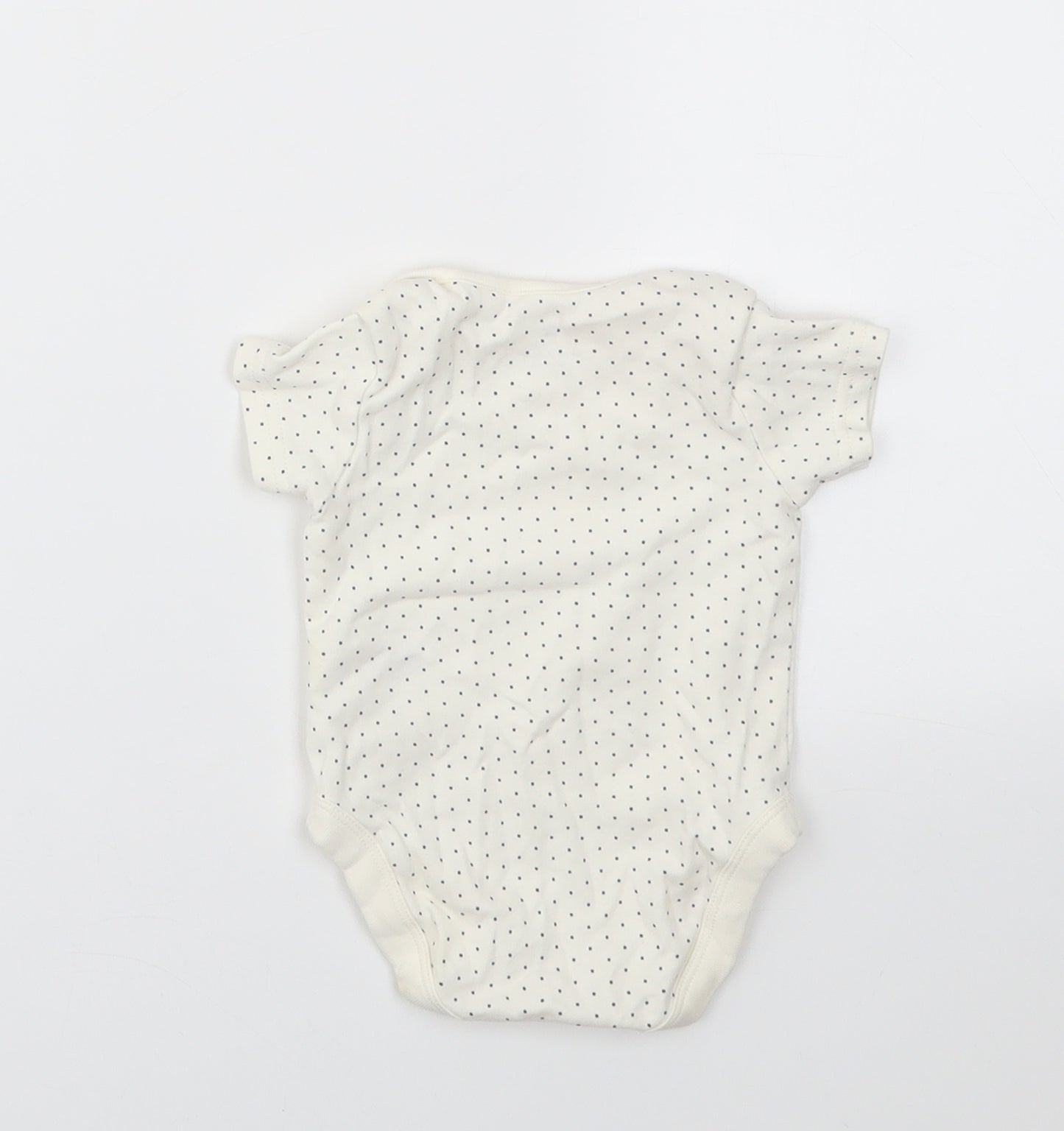 NEXT Girls Ivory Animal Print  Babygrow One-Piece Size 0-3 Months
