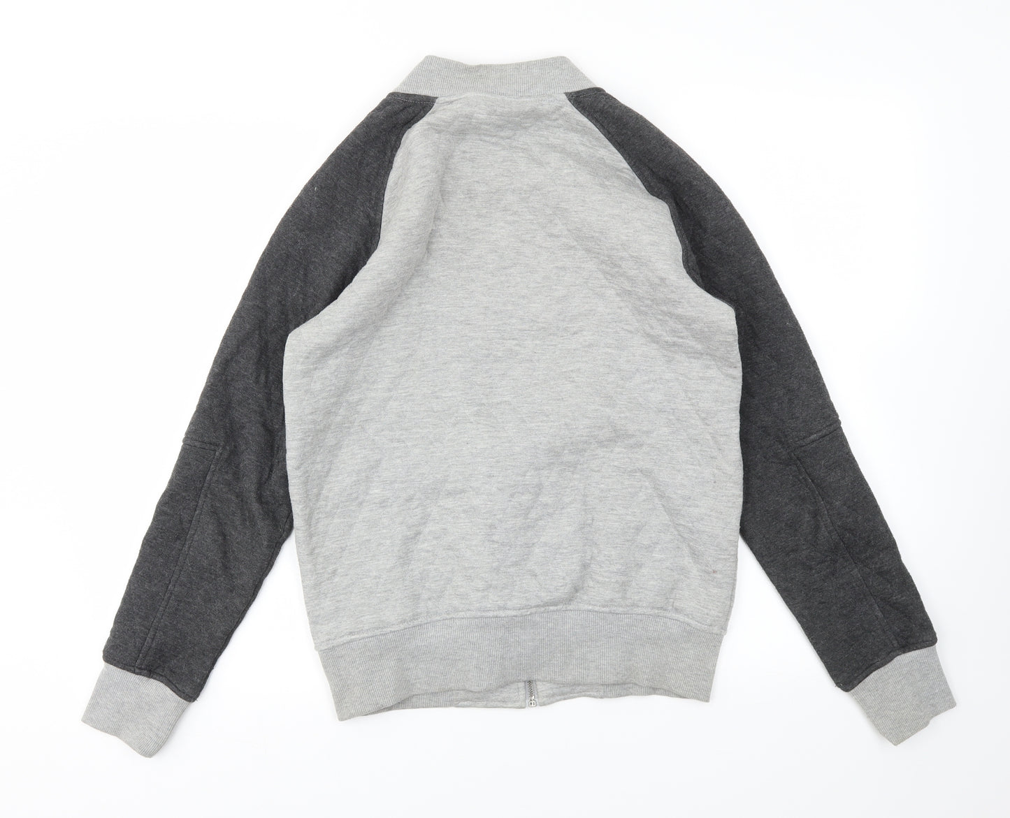 Cedar Wood State Mens Grey   Full Zip Hoodie Size S