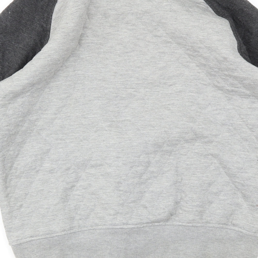 Cedar Wood State Mens Grey   Full Zip Hoodie Size S