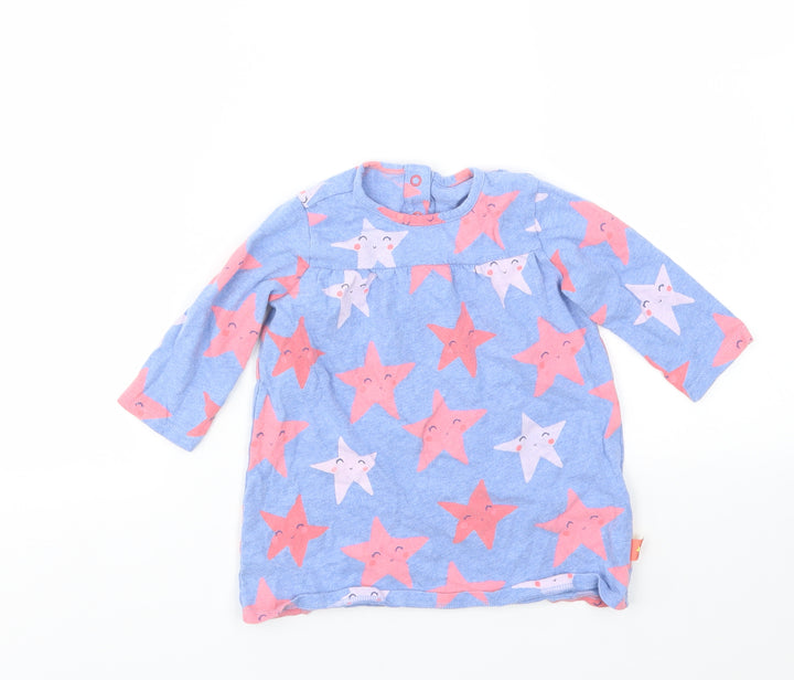 M&S Girls Blue   Fit & Flare  Size 3-6 Months