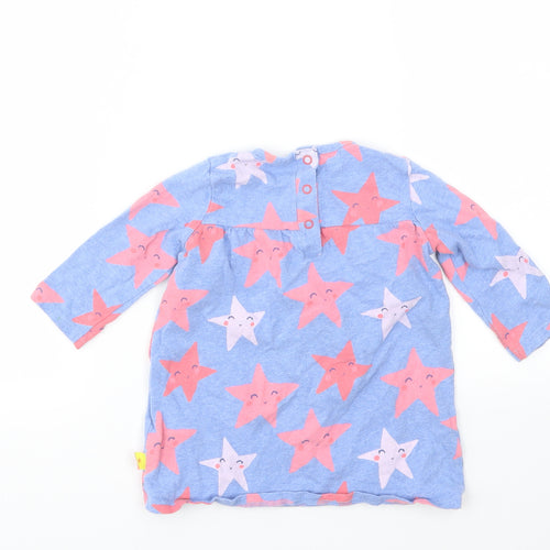 M&S Girls Blue   Fit & Flare  Size 3-6 Months