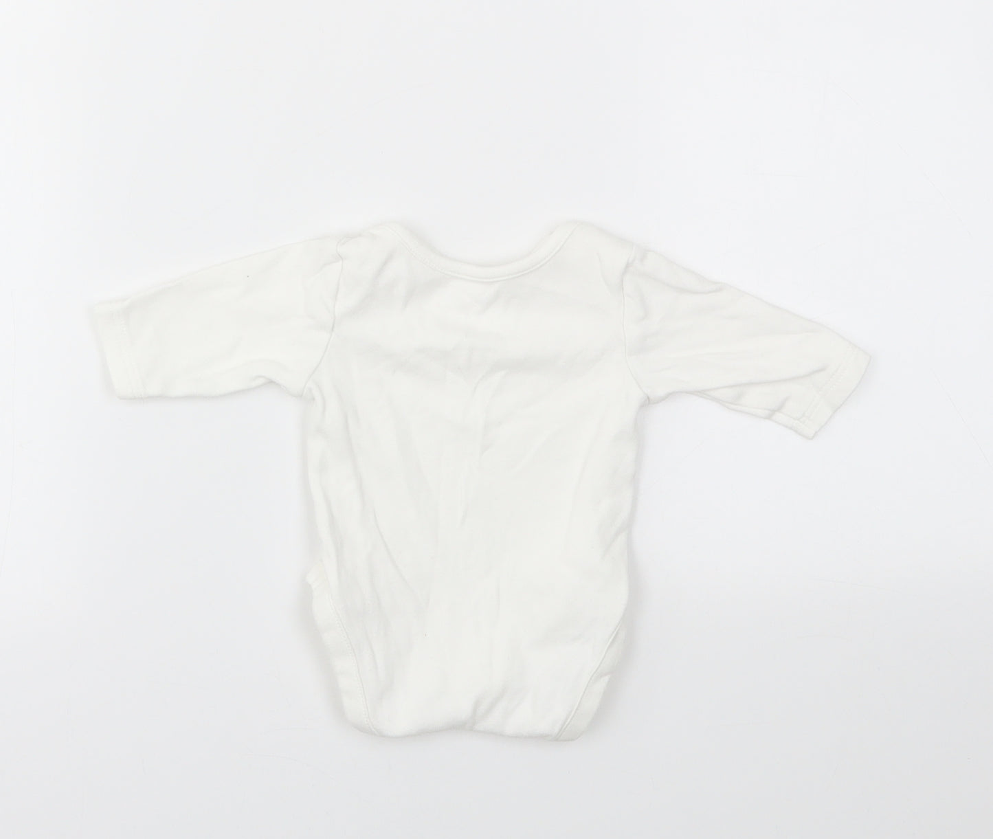 MINI CLUB  Baby White   Babygrow One-Piece Size Newborn