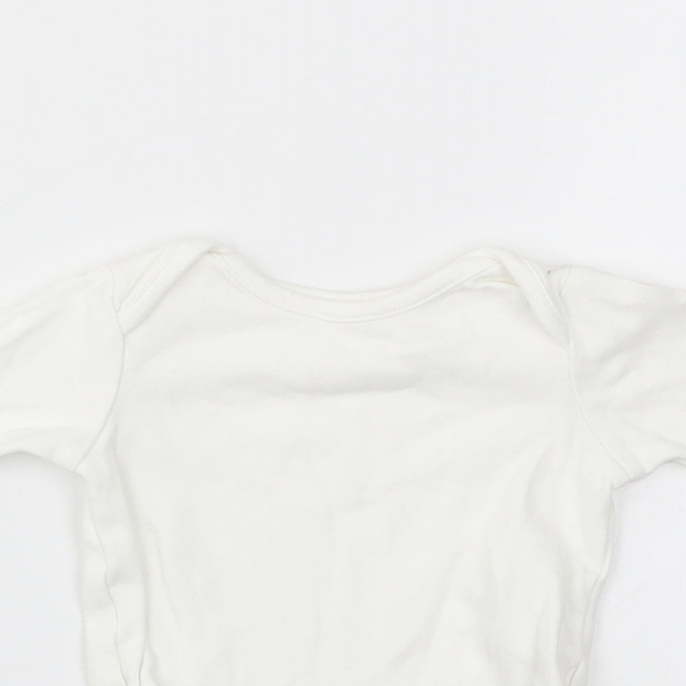 MINI CLUB  Baby White   Babygrow One-Piece Size Newborn