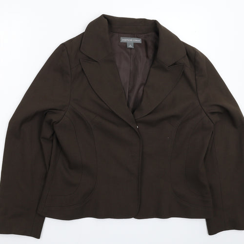 Josephine Chaus Womens Grey   Jacket Blazer Size 16