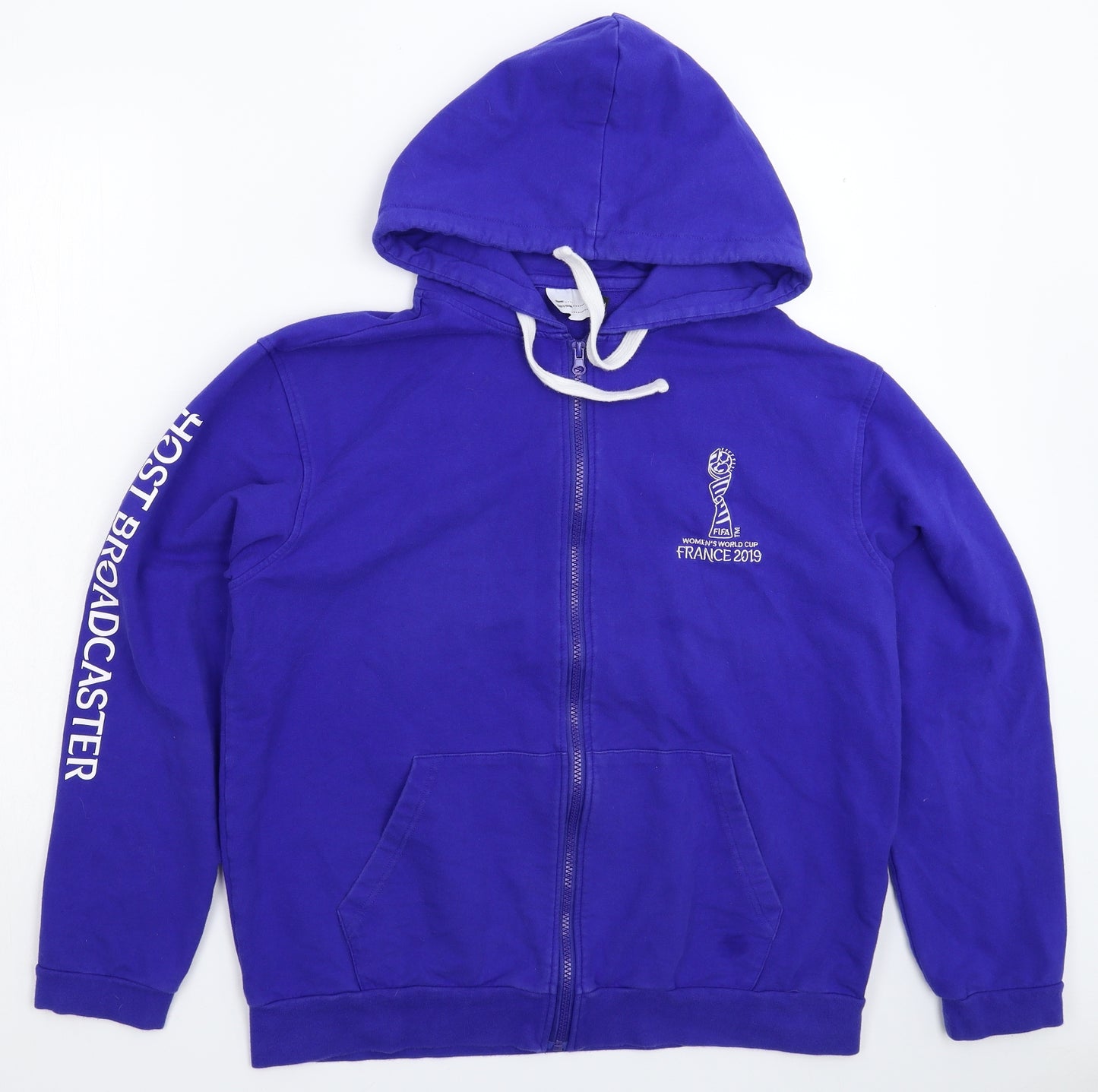Fifa World Cup Womens Blue   Full Zip Hoodie Size XL