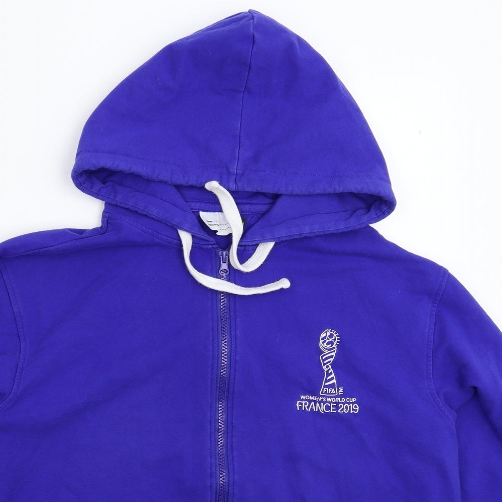 Fifa World Cup Womens Blue   Full Zip Hoodie Size XL