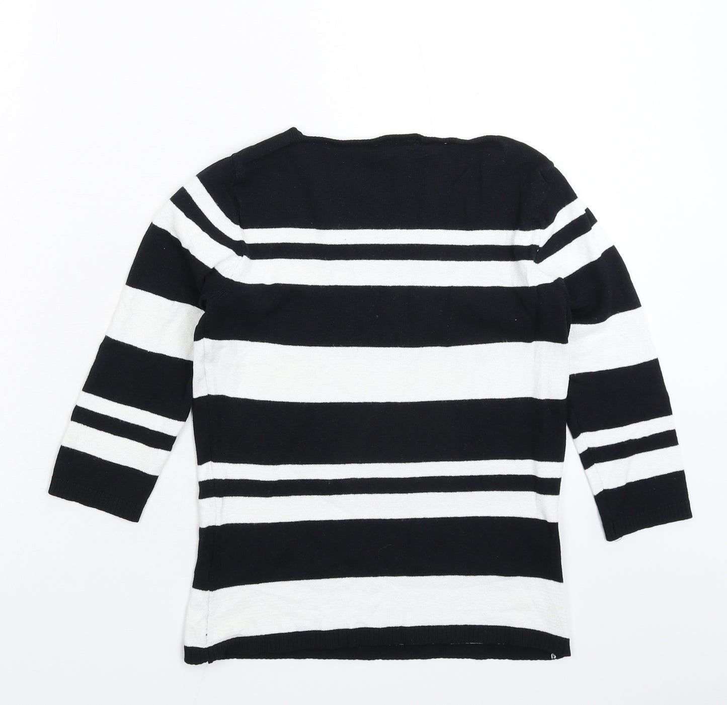 NEXT Womens Multicoloured Striped Knit Pullover Jumper Size 10