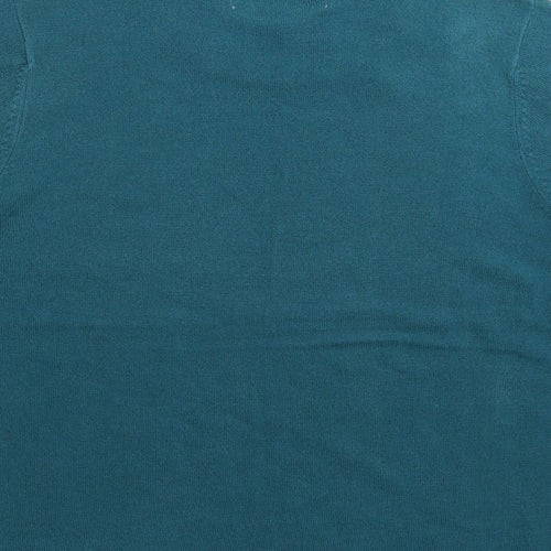 Pure & Natural Womens Blue  Knit Pullover Jumper Size 16