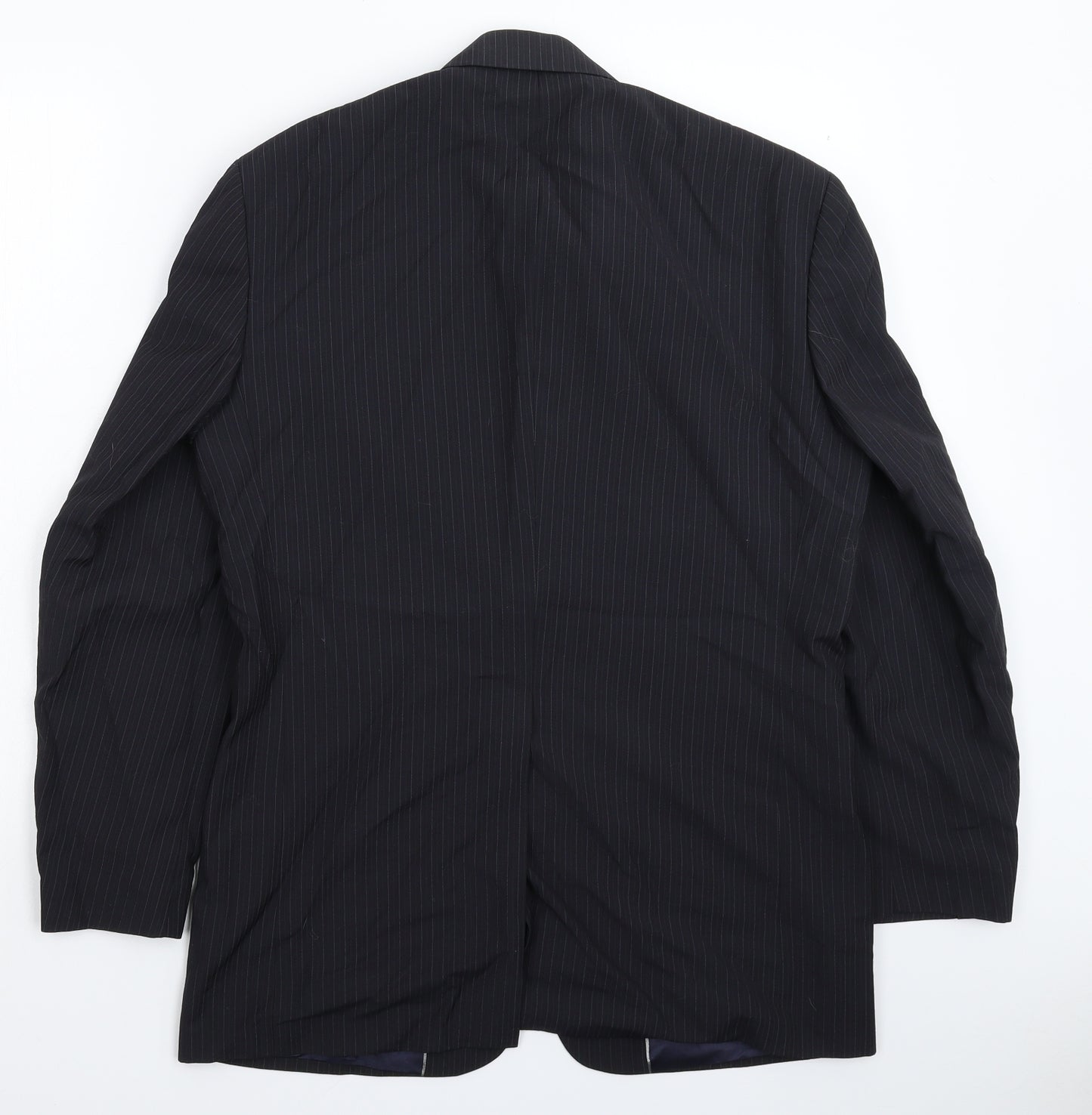 NEXT Mens Blue Striped  Jacket Suit Jacket Size 38