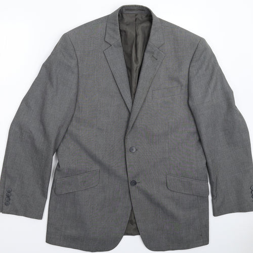 George Mens Grey   Jacket Suit Jacket Size 42