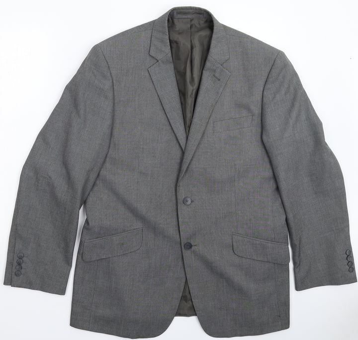 George Mens Grey Jacket Suit Jacket Size 42