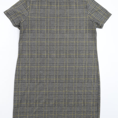 New Look Womens Grey Check  Mini  Size 12