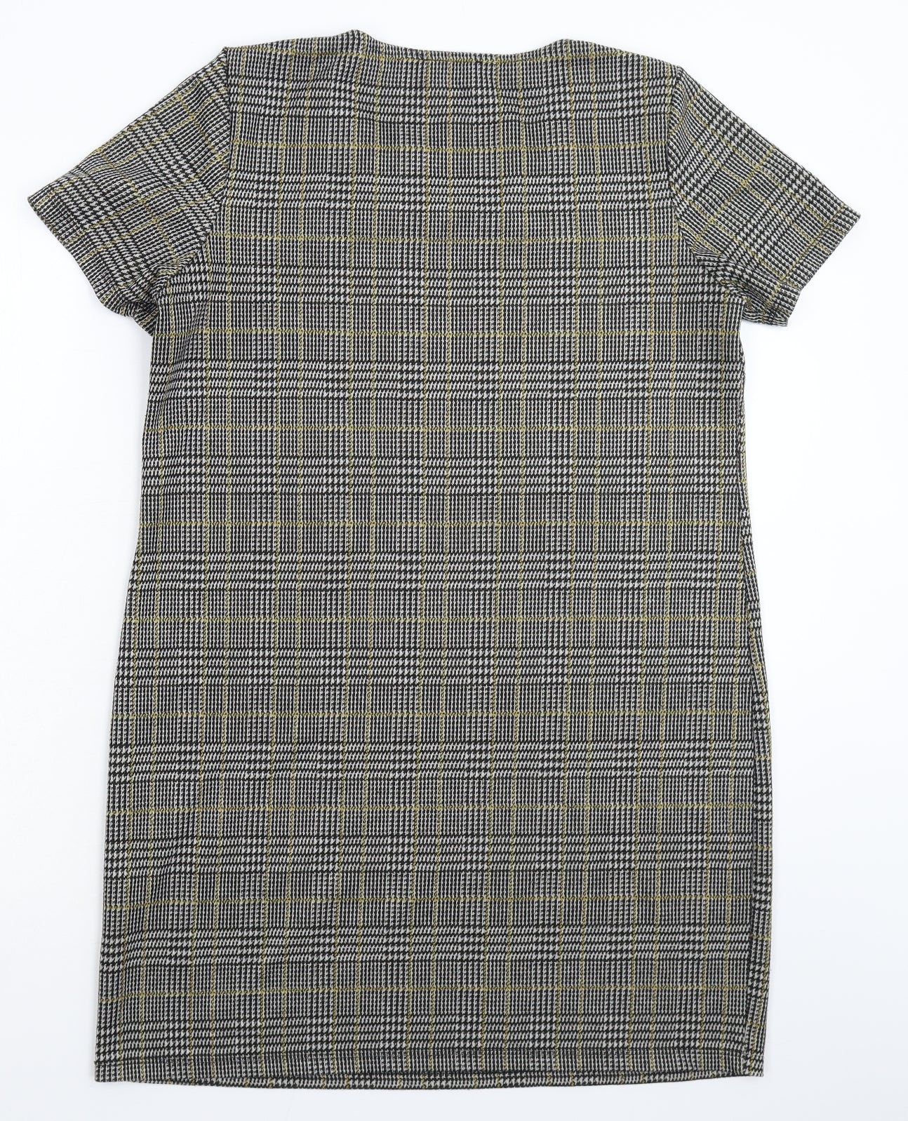 New Look Womens Grey Check  Mini  Size 12
