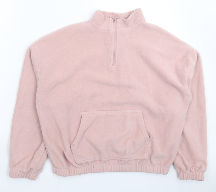 Select Womens Pink Fleece Jacket Size M